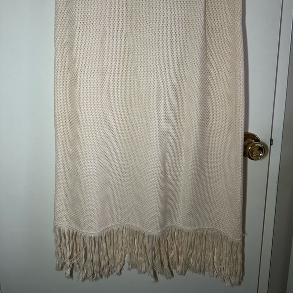 NWT Future Collective Sleeveless Knit Fringed Hem Dress Beige Women’s Size XXL - Picture 10 of 10